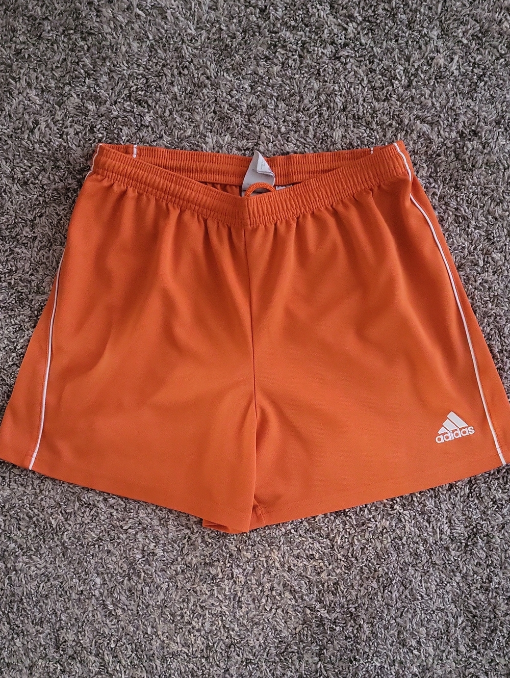 Adidas Orange Athletic Shorts